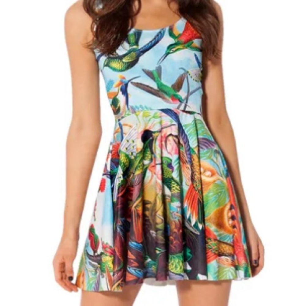 Blackmilk Birds in Paradise reversible skater sz M